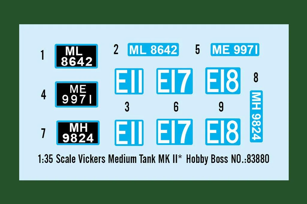 1/35 Hobby Boss Vickers Medium Tank MK II 83880