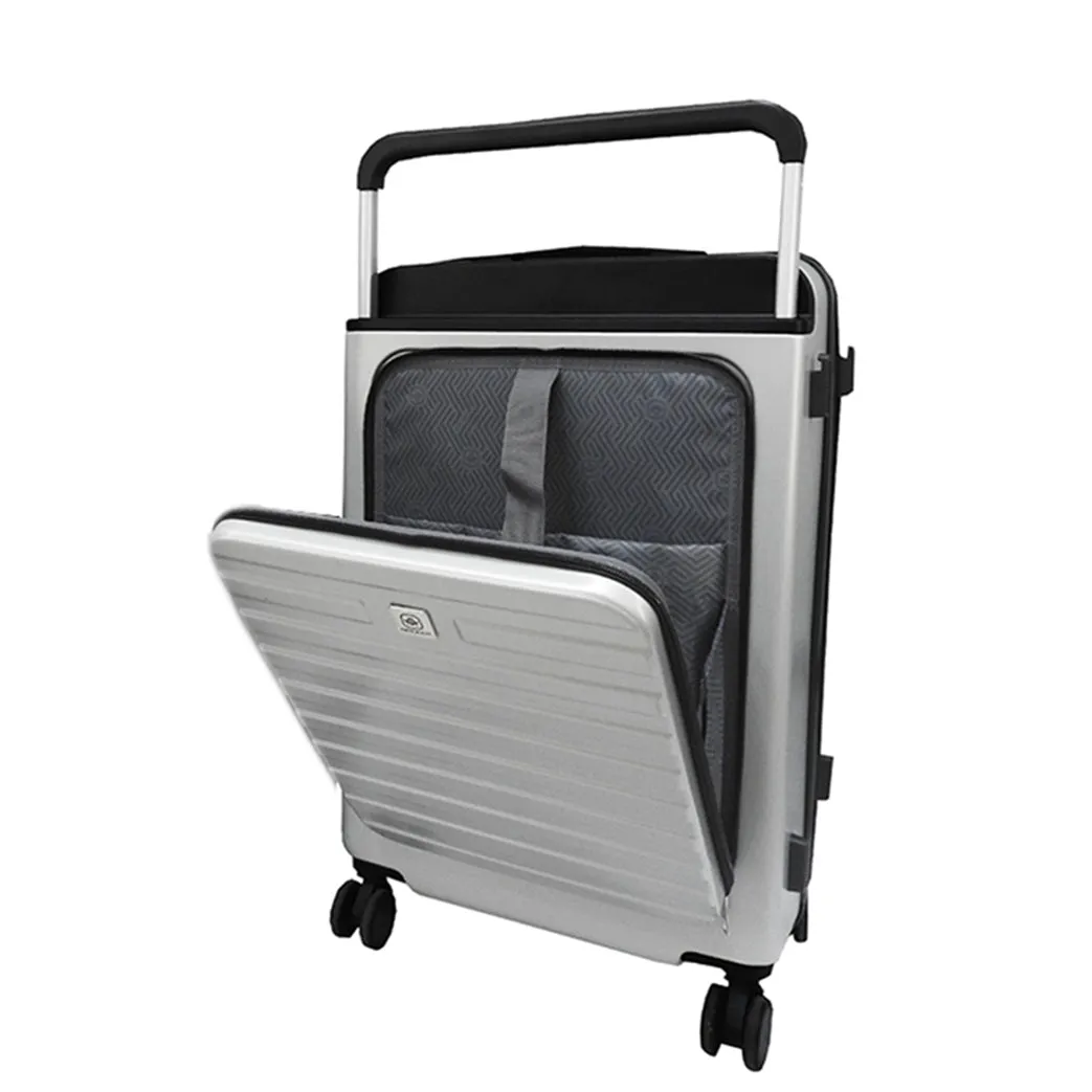 1791SL1, Airliner - Medium Suitcase 24" - Silver