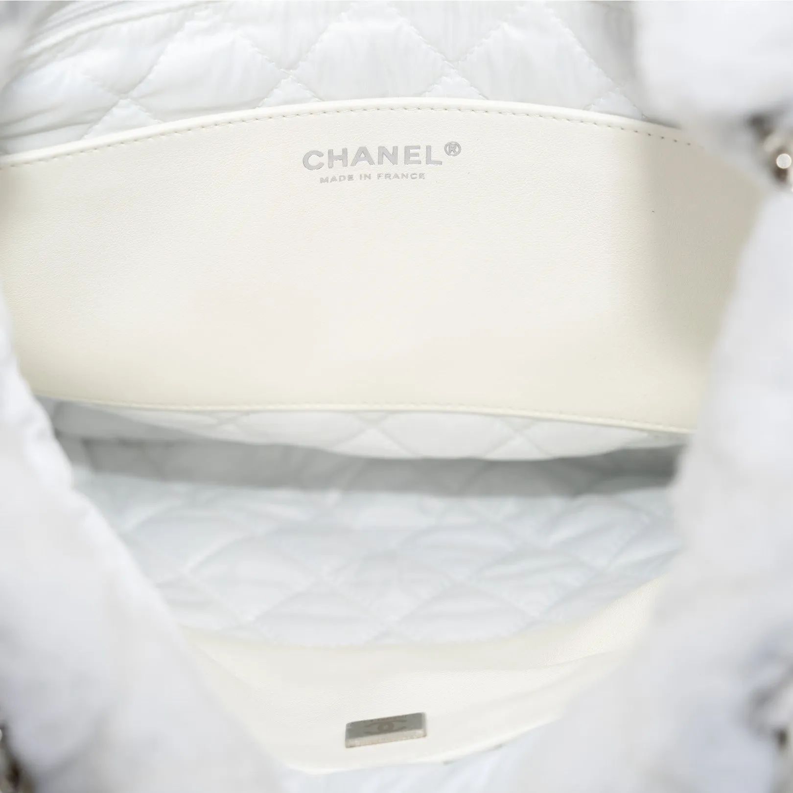 19 White Fur Tote Bag PHW