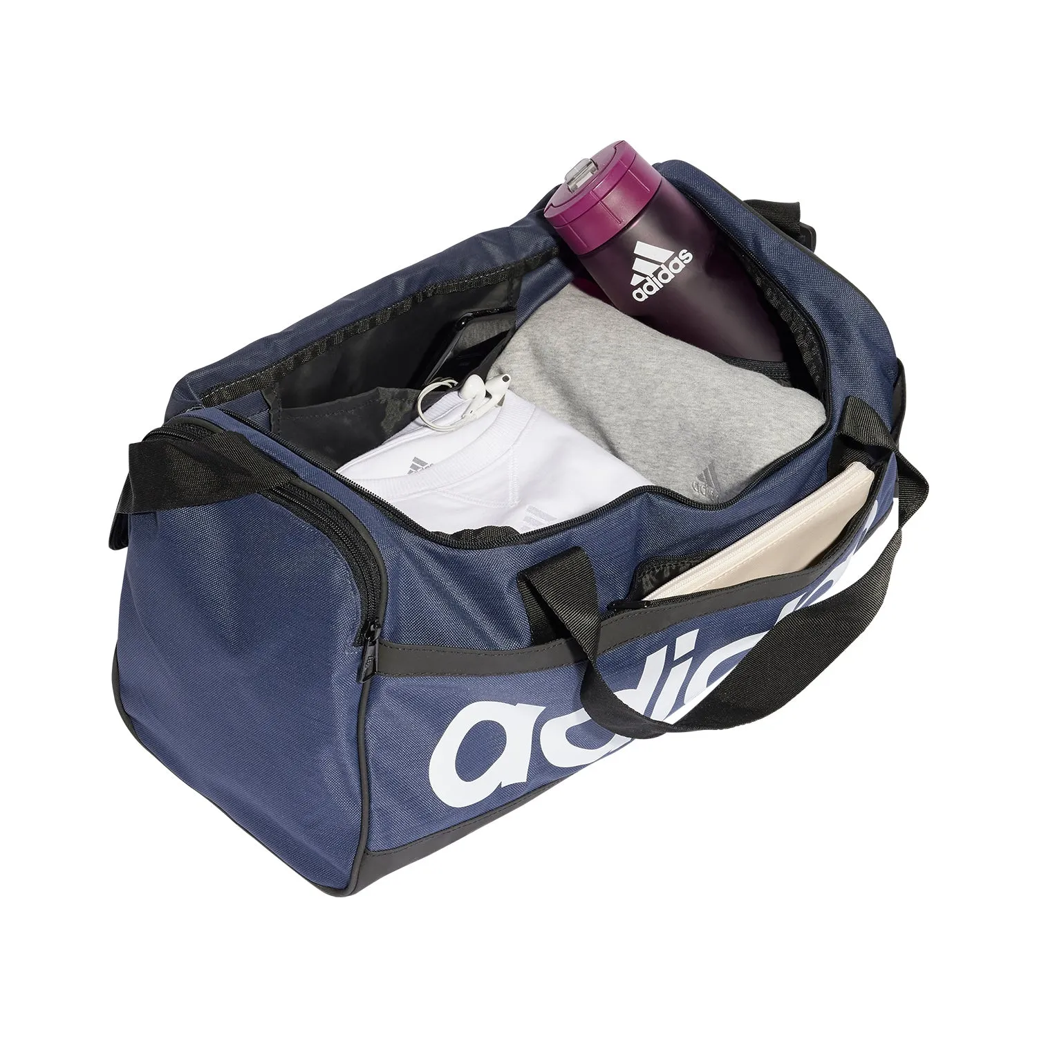 Adidas Borsone piccolo da palestra Duffels HR5353 blu-bianco