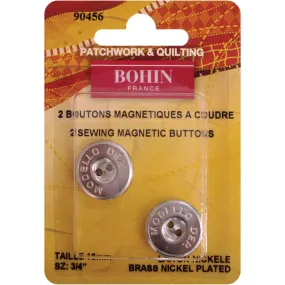 Bohin Magnetic Sew-On Buttons - 3/4" (2 Pack)