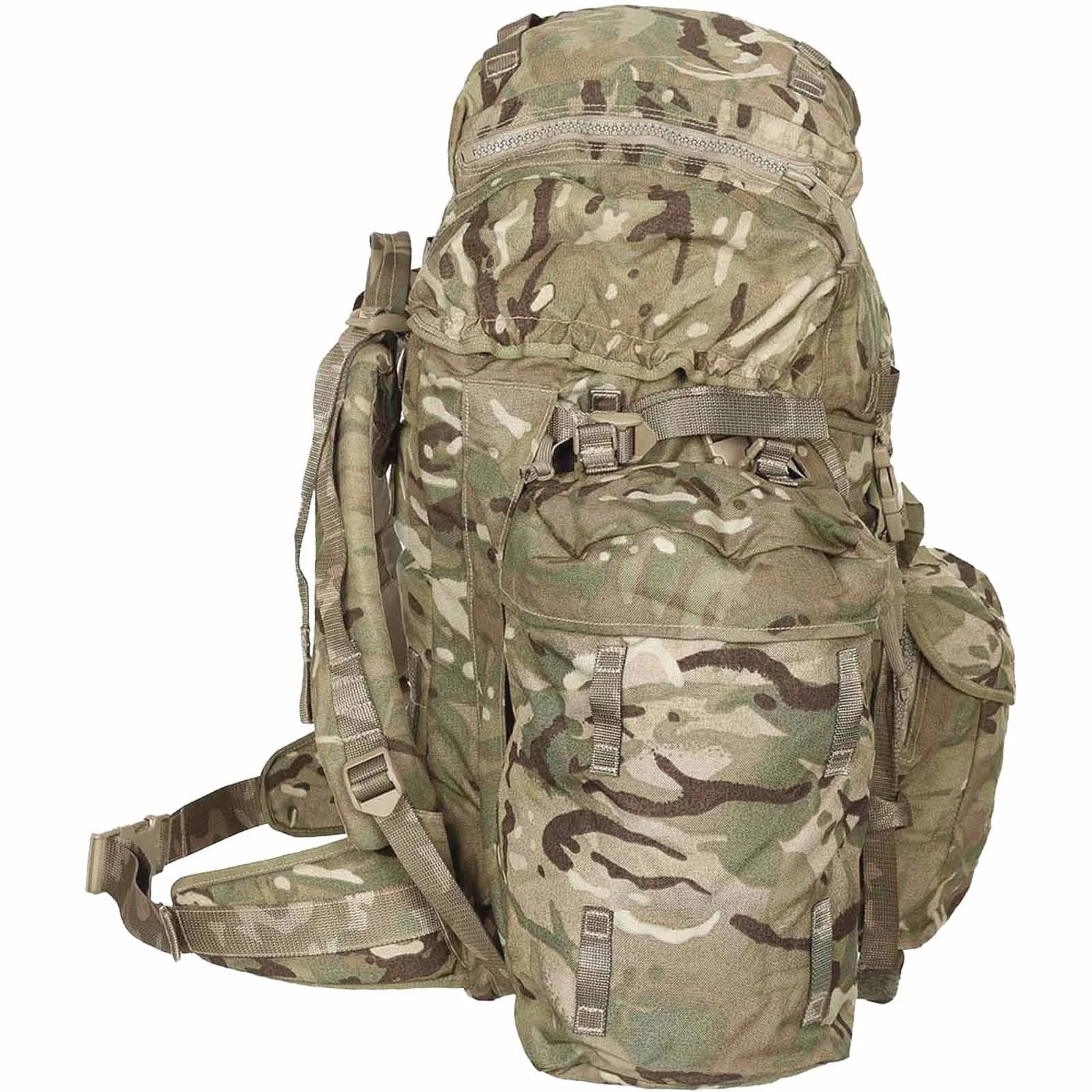 British Army MTP Bergen Short Back With Side Pouches