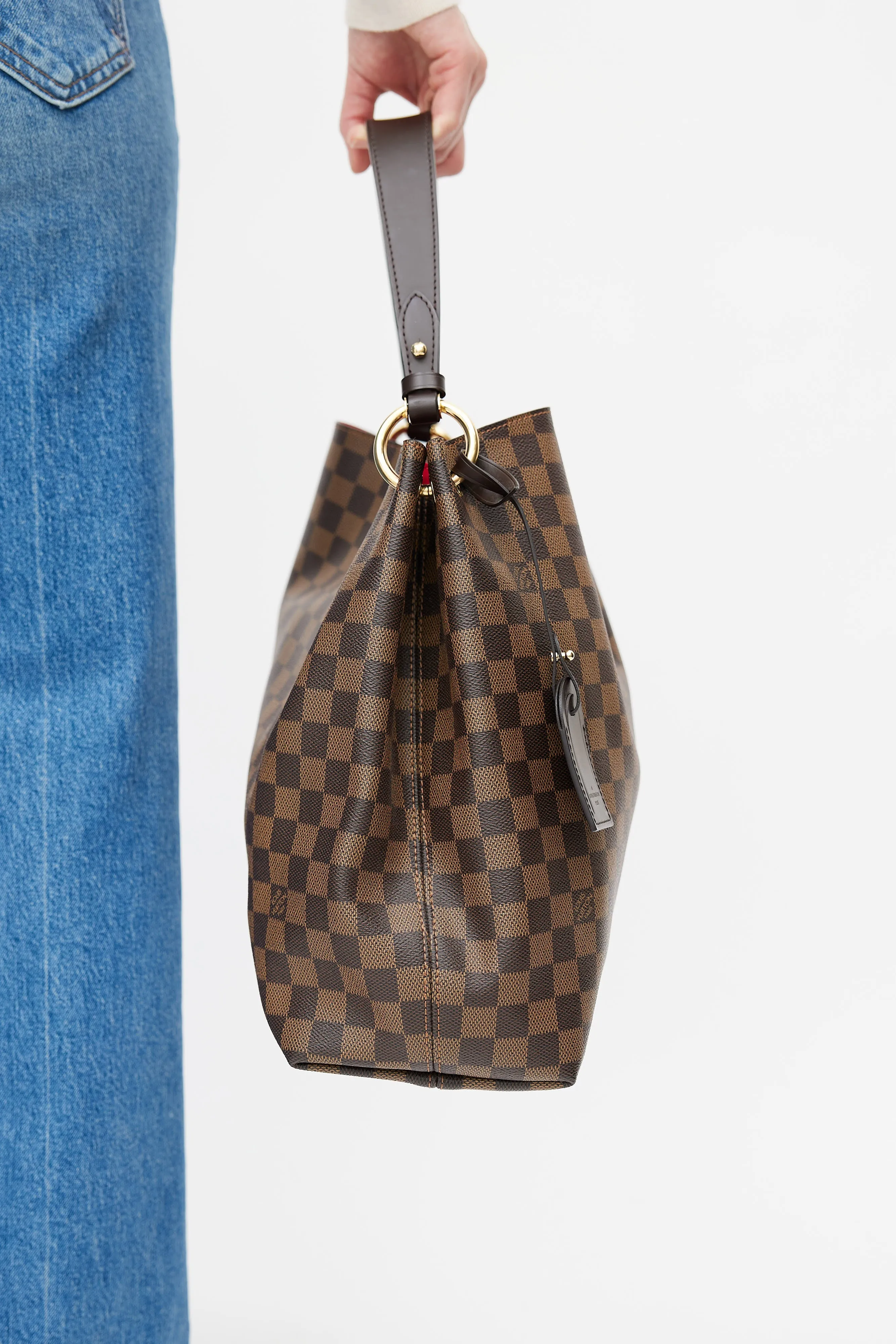 Brown Damier Ebene Graceful Shoulder Bag