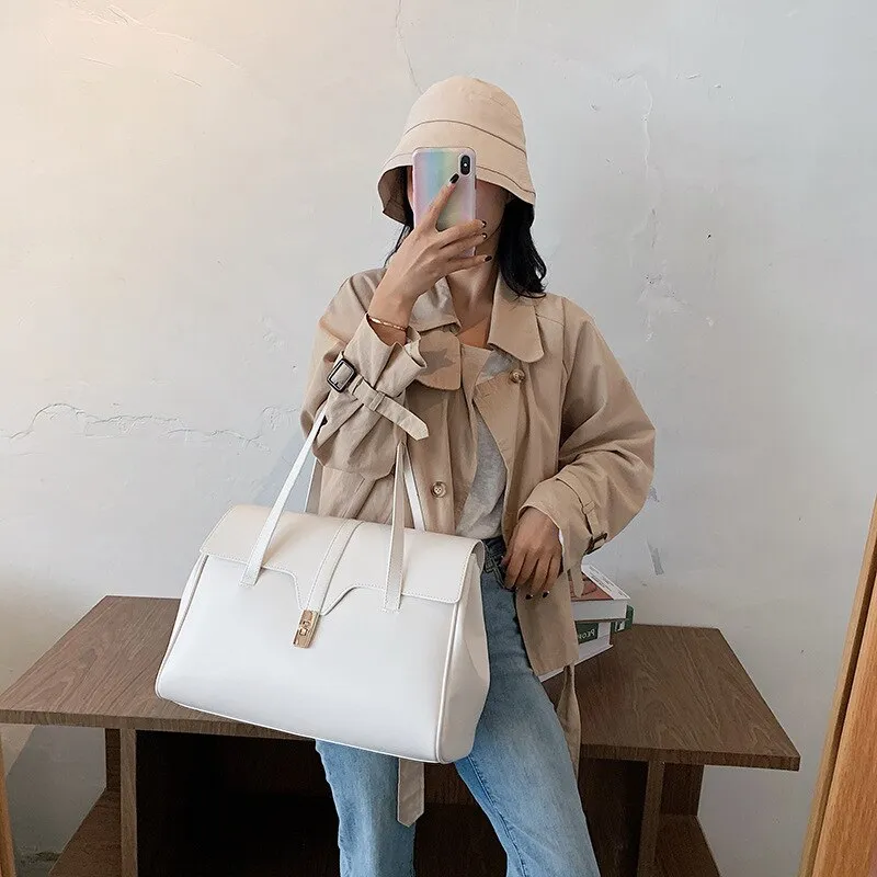 Christmas Gift Large Capacity Fashion Autumn Winter Shoulder Bags Female Big Tote Bag Handbag Women Leather Ladies Handbags Pochette Postman