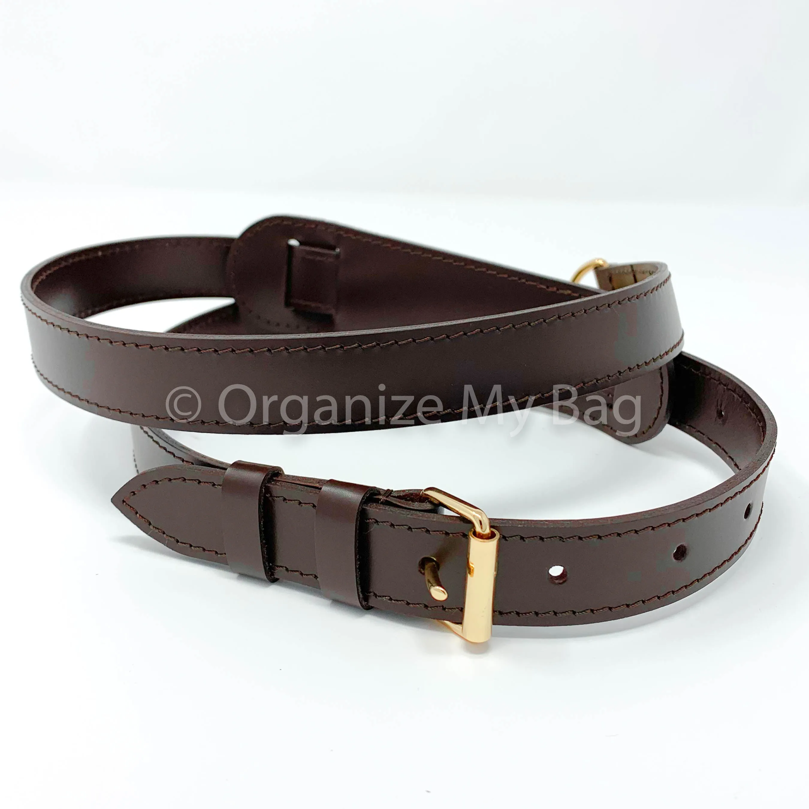 Dark Brown Leather Strap - Adjustable (25mm)