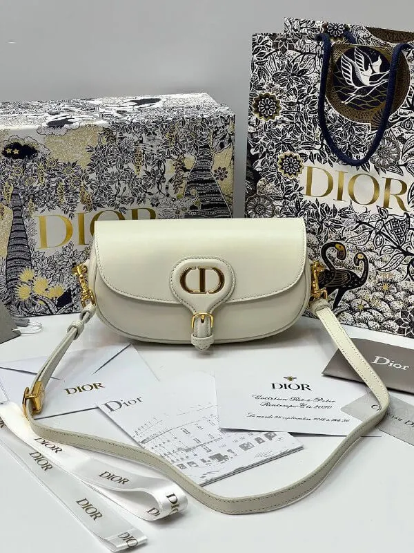 Dior Bobby East-West bag white