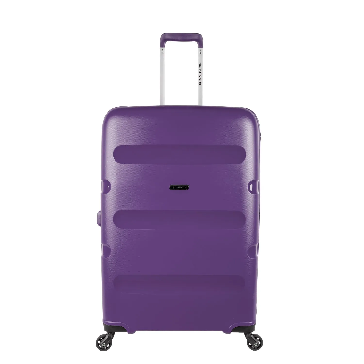 Dublin Hardcase Trolley Set Of 4 with Beauty Case-Acai Purple