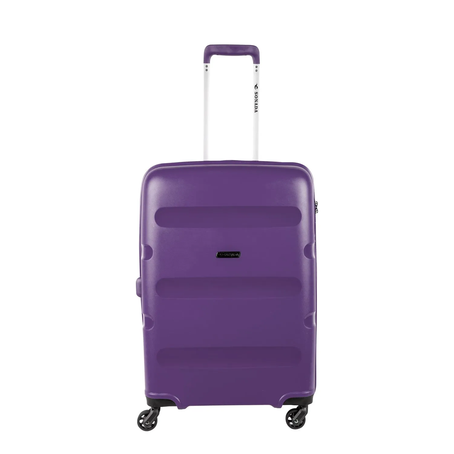 Dublin Hardcase Trolley Set Of 4 with Beauty Case-Acai Purple