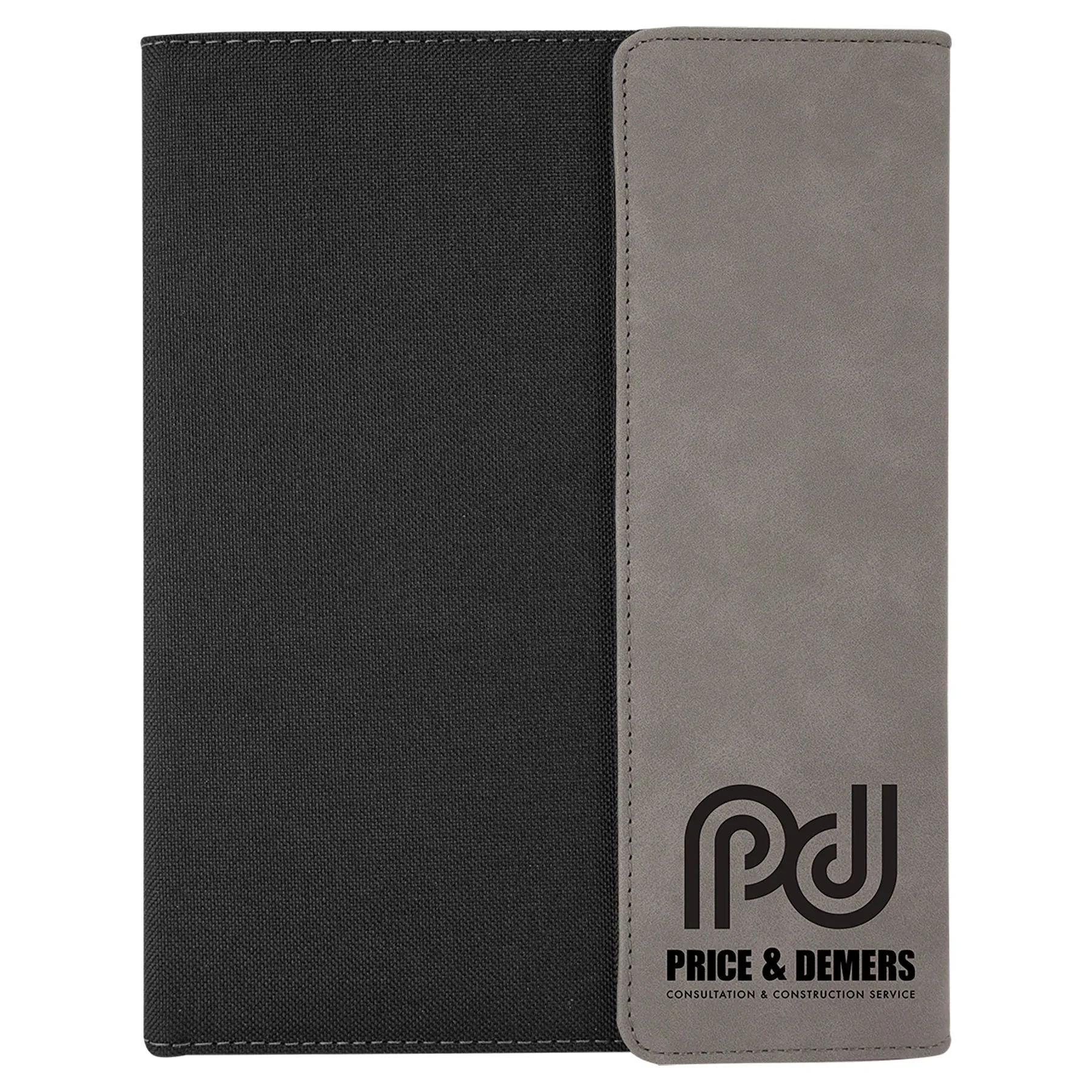 Engraved Personalized Portfolio - Faux Leather/Canvas