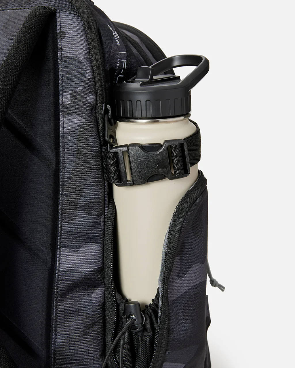 F-Light Posse 35L Camo Backpack in Black & Grey