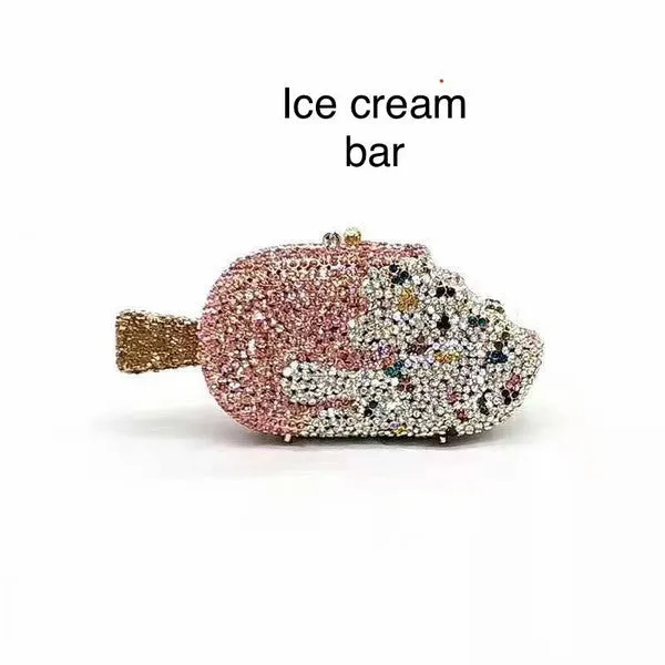 Ice Cream Bar Women Clutch Evening Bag