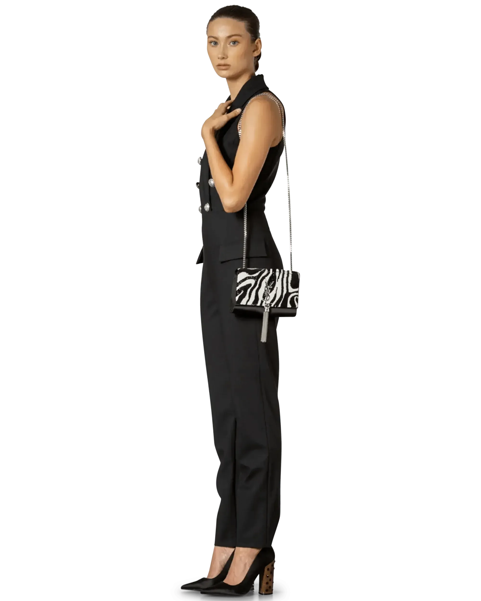 Kate Sequin Zebra Tassel