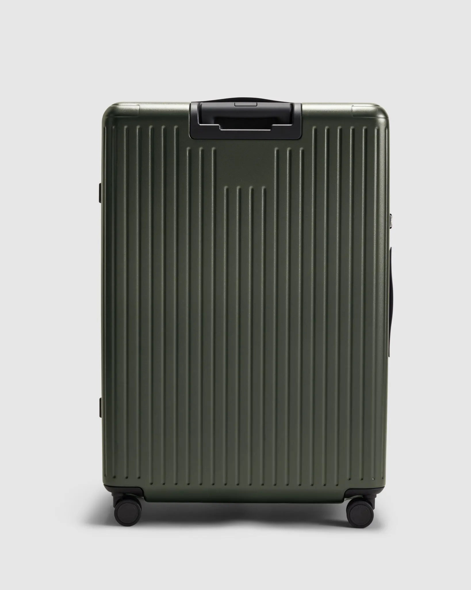 Large Check In Suitcase - Olivine Green