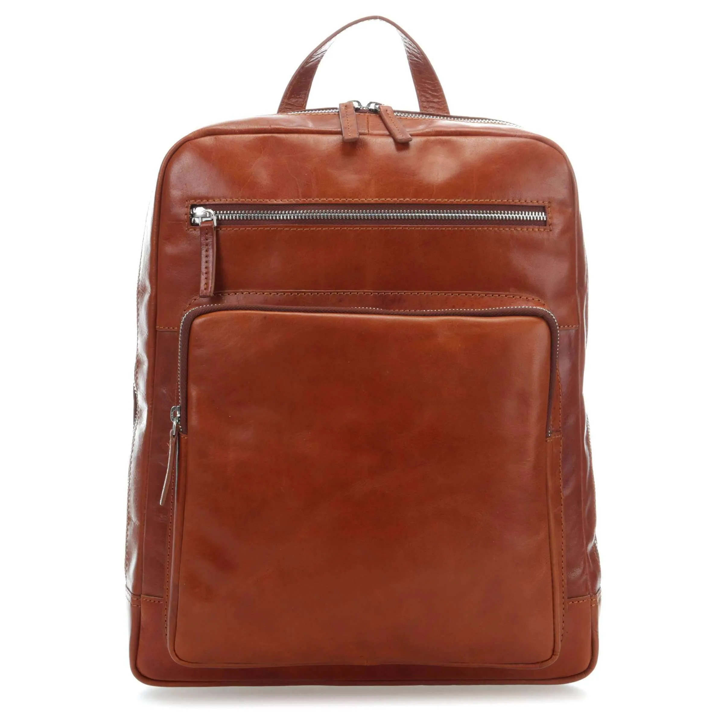 Leonhard Heyden Cambridge Leather Backpack with 15" Laptop Compartment