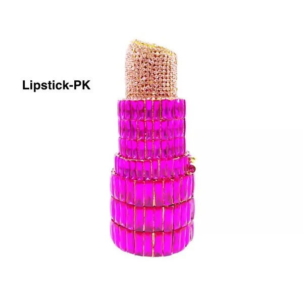 Lipstick-Pk Women Clutch Evening Bag