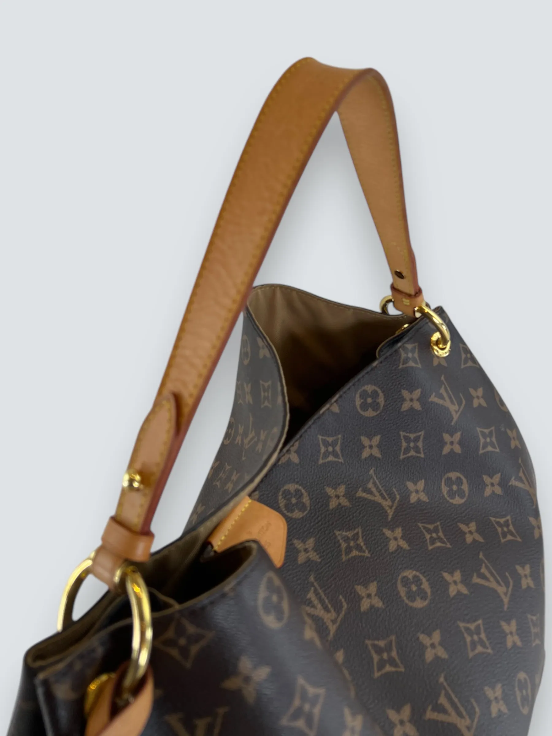 Louis Vuitton Monogram Canvas "Graceful" Hobo