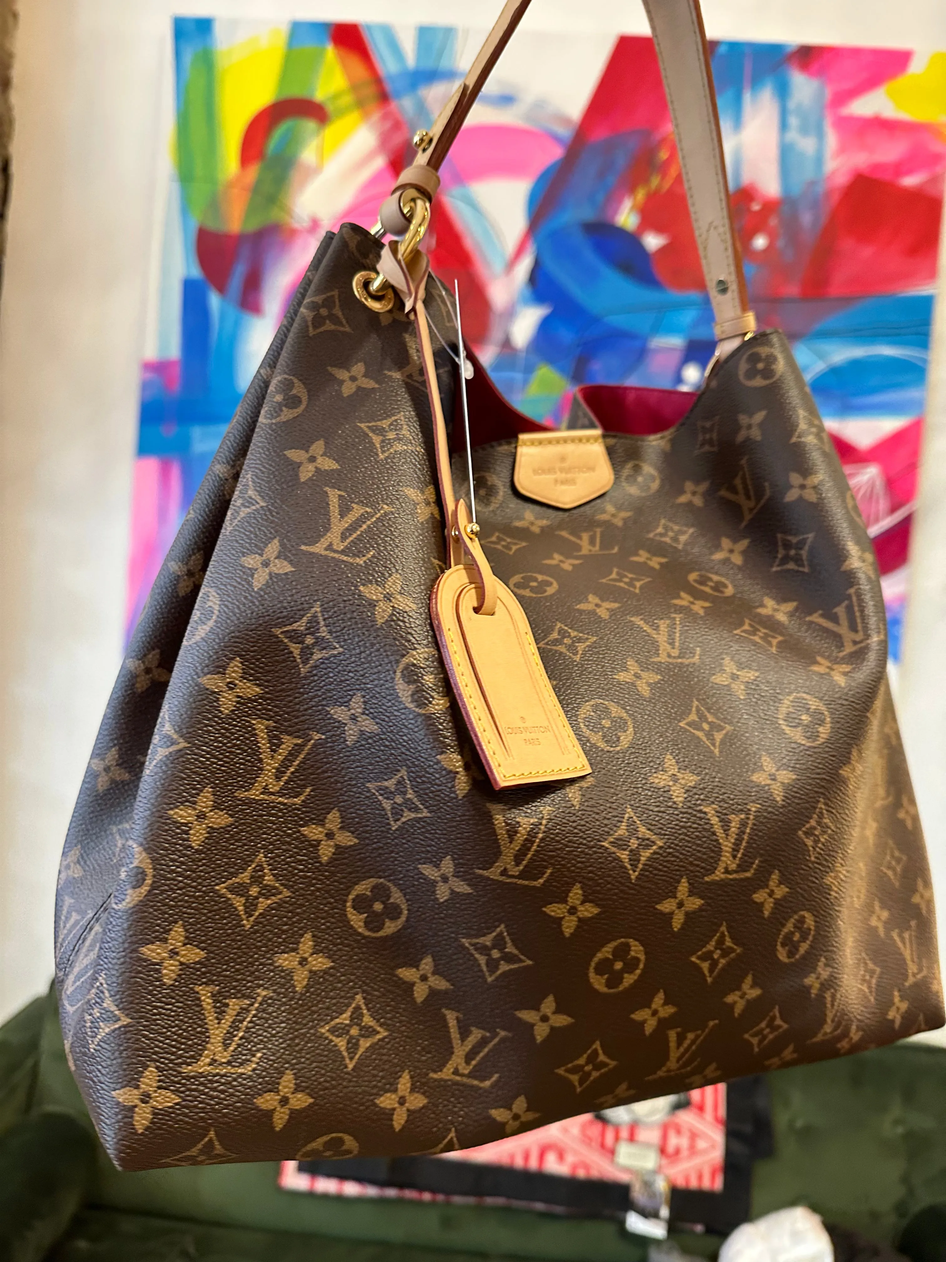 Louis Vuitton Monogram Graceful MM Hobo