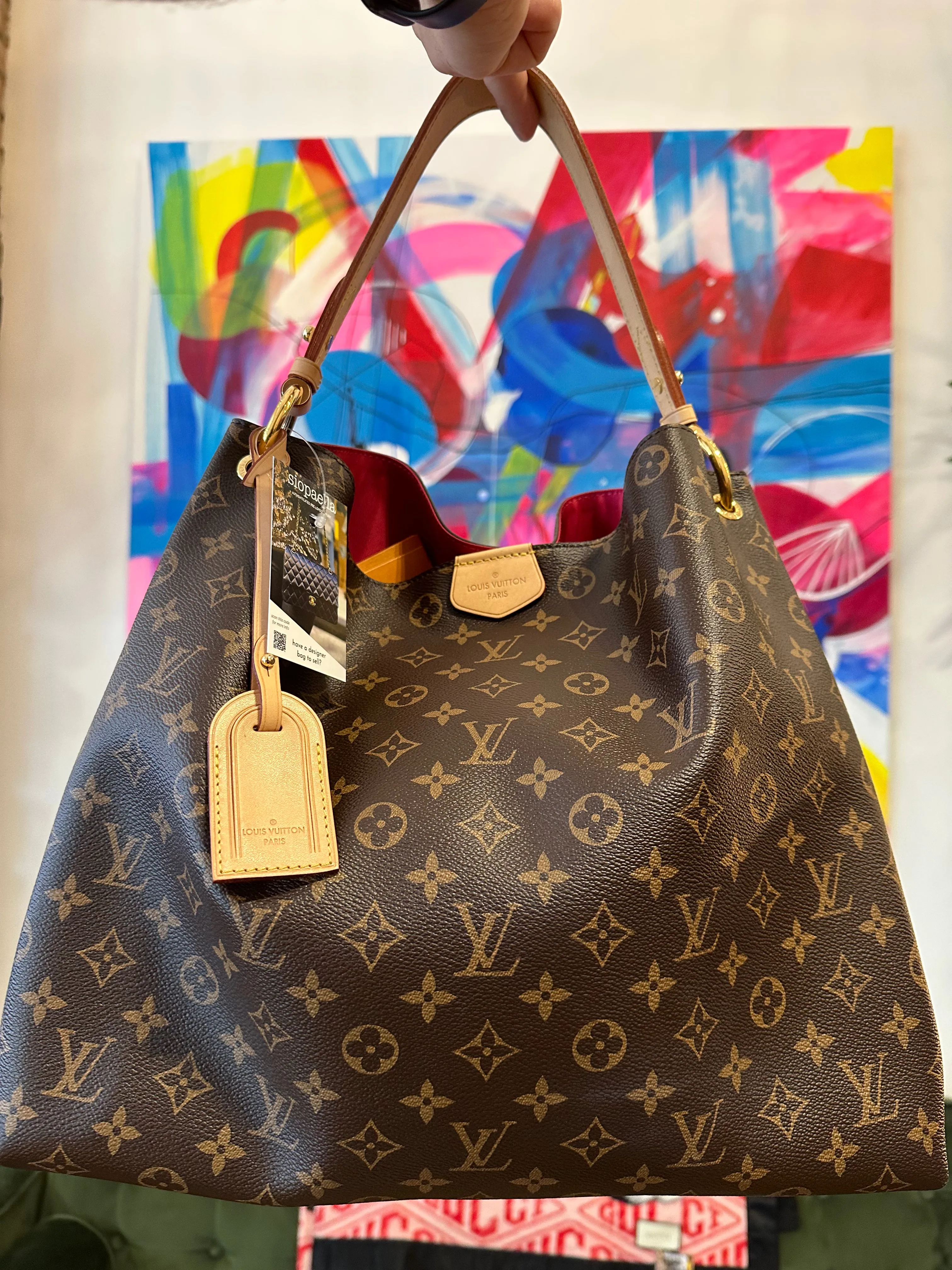 Louis Vuitton Monogram Graceful MM Hobo