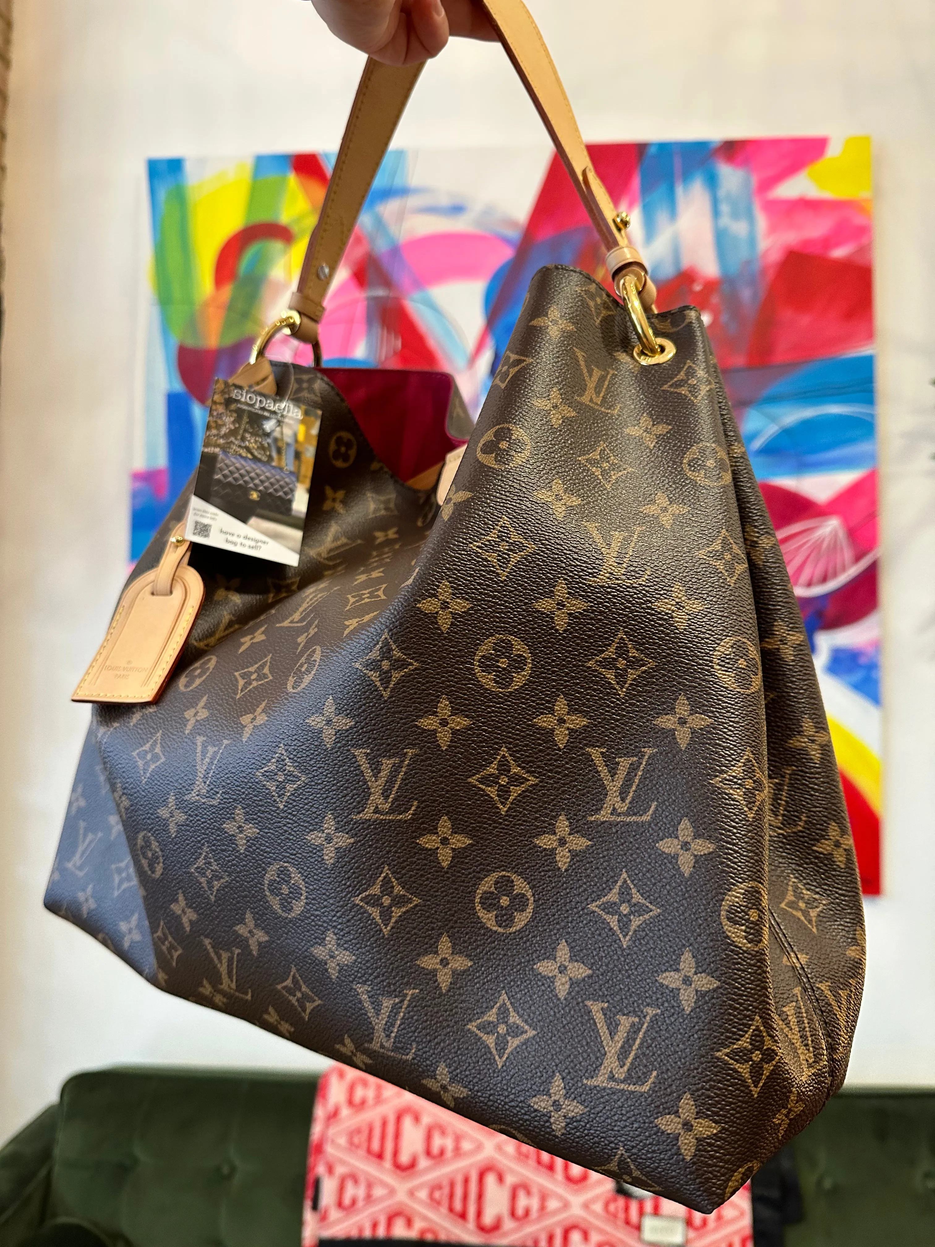 Louis Vuitton Monogram Graceful MM Hobo