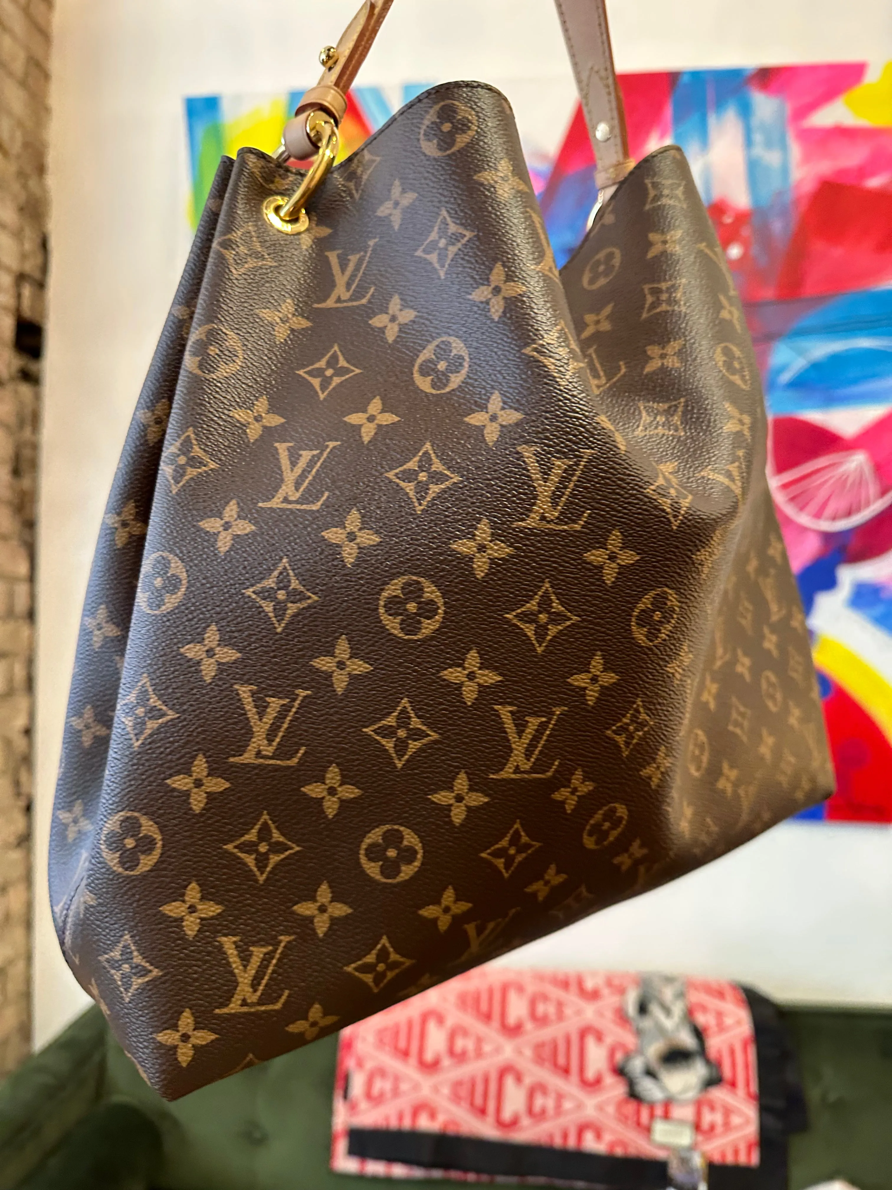 Louis Vuitton Monogram Graceful MM Hobo