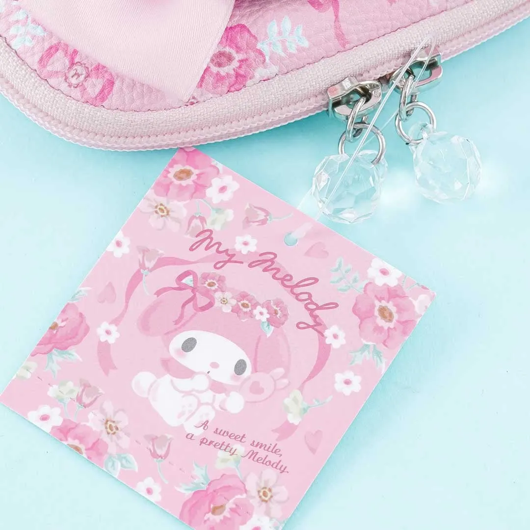 My Melody Flowery Ribbon Pouch