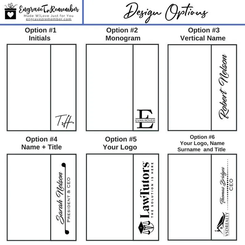 Personalized Refillable Portfolio   Pen   Daily Planner