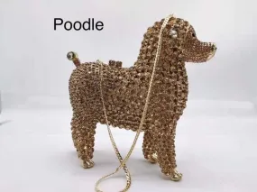 Poodle Women Clutch Evening Bag