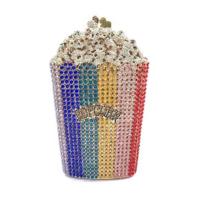 Popcorn Rainbow Women Clutch Evening Bag