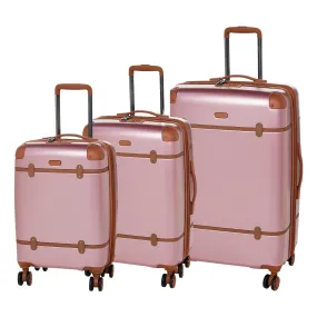 Quebec Hardcase Trolley set of 3 - Rose Gold