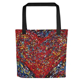 "Heart Scribbles" - Tote bag