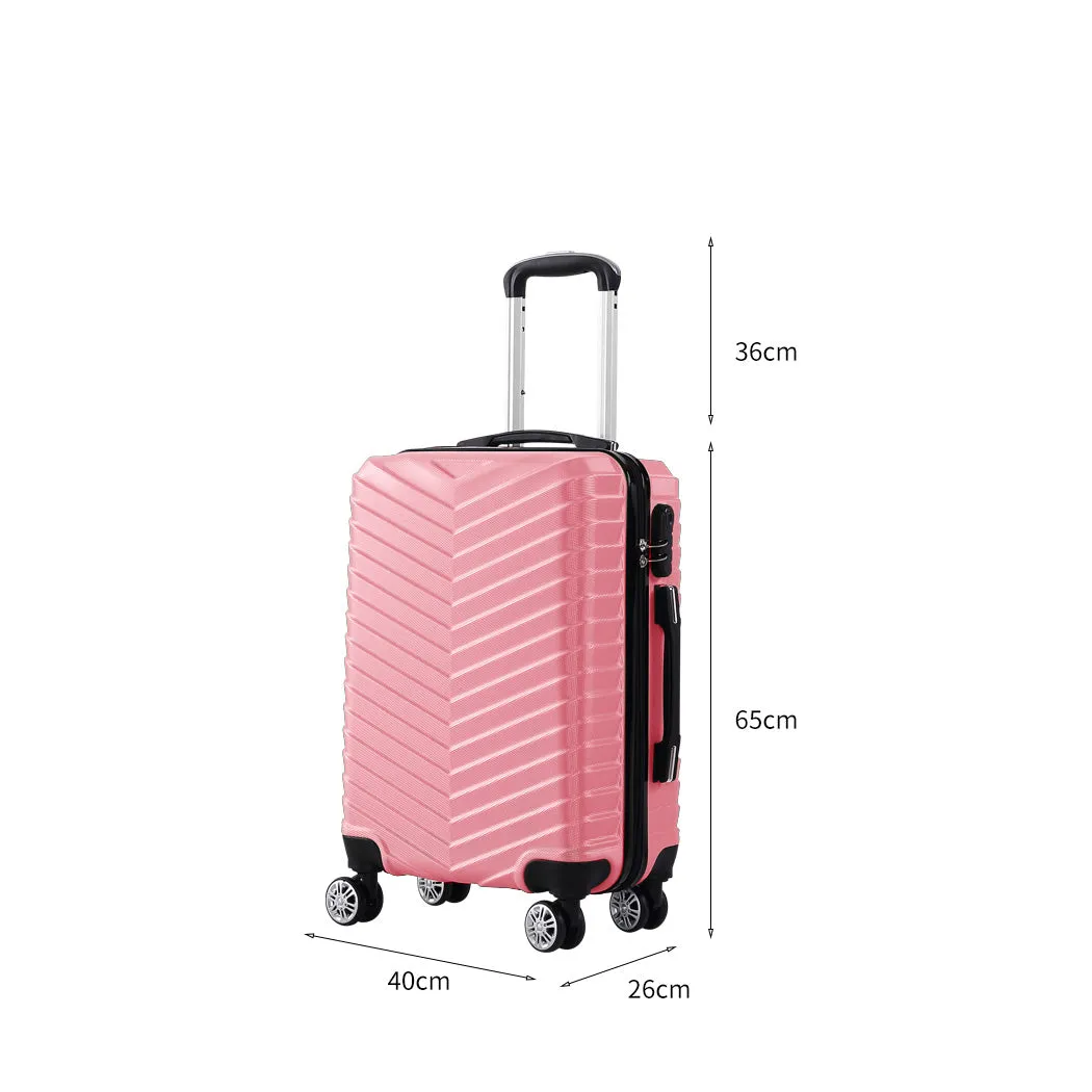 Slimbridge 24 uggage Suitcase Travel Rose Gold 24 inch