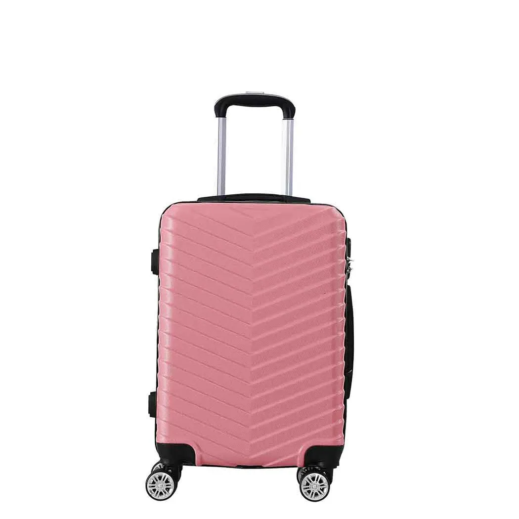 Slimbridge 24 uggage Suitcase Travel Rose Gold 24 inch