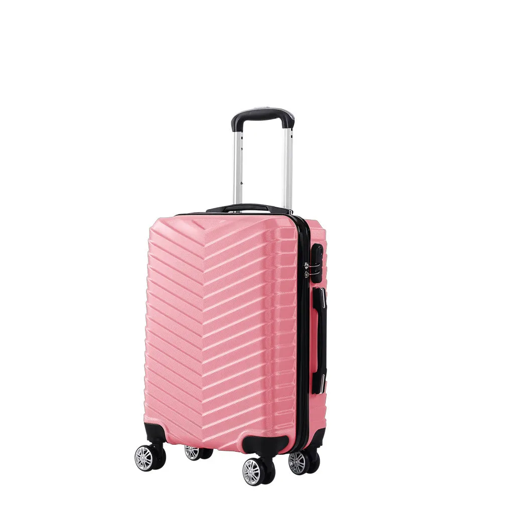 Slimbridge 24 uggage Suitcase Travel Rose Gold 24 inch