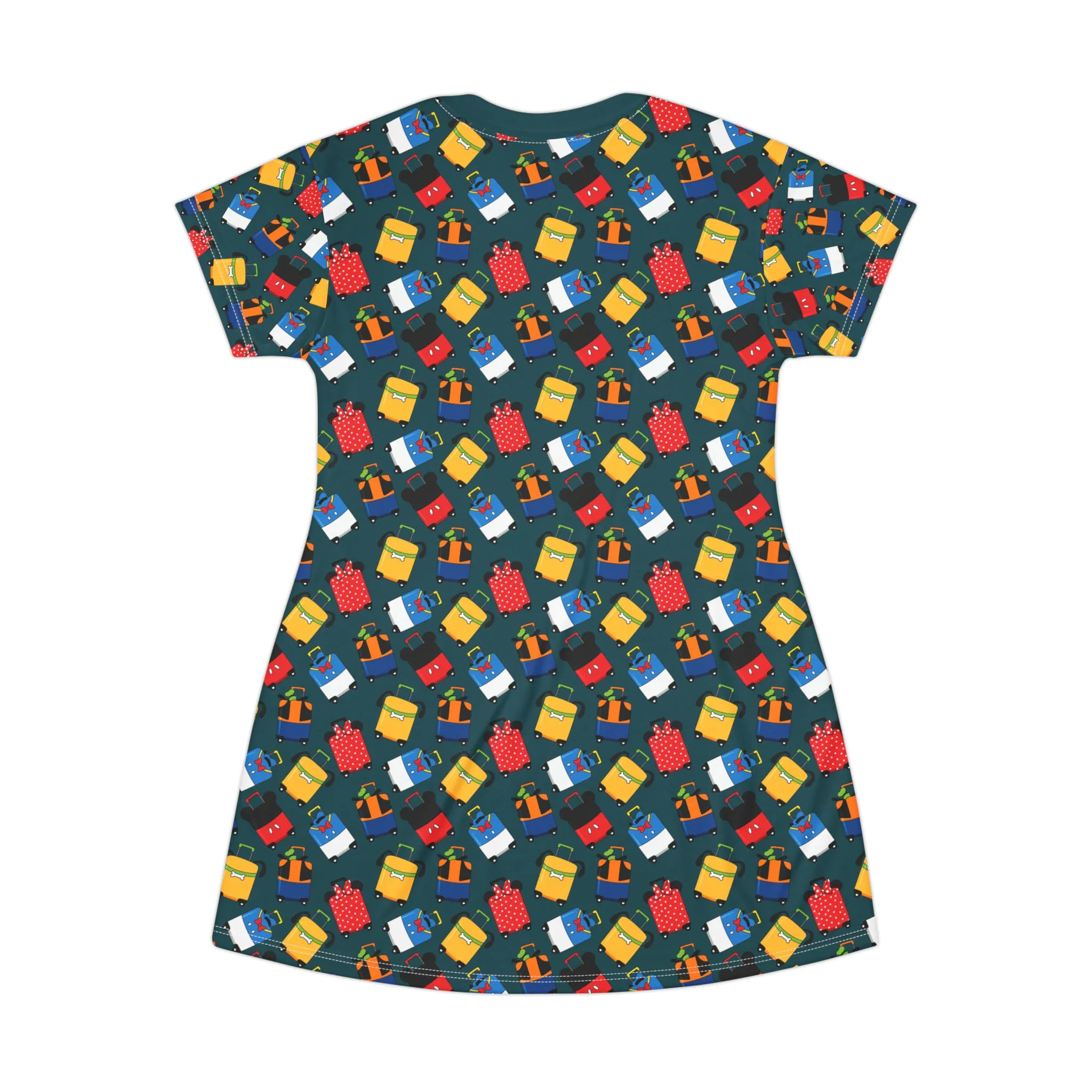 Suitcases T-Shirt Dress