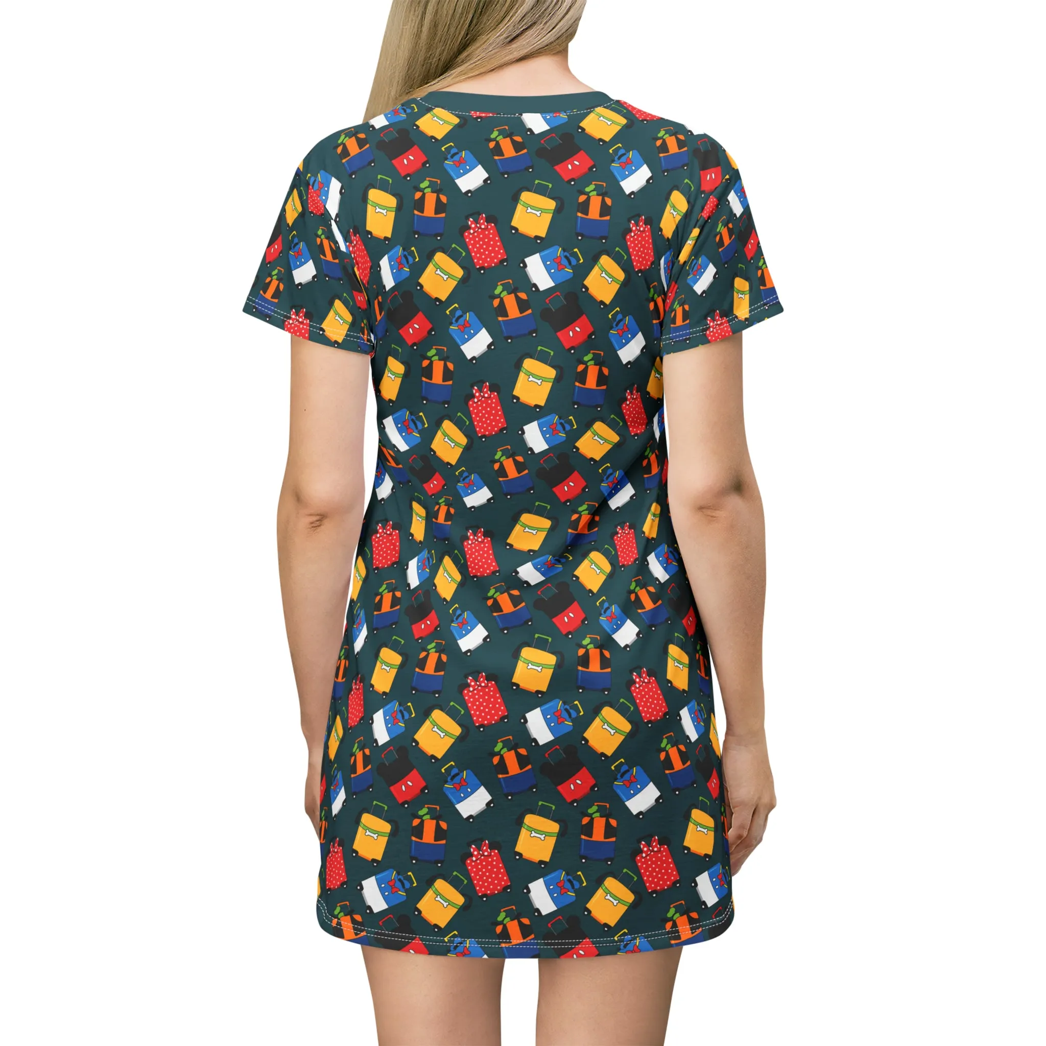 Suitcases T-Shirt Dress