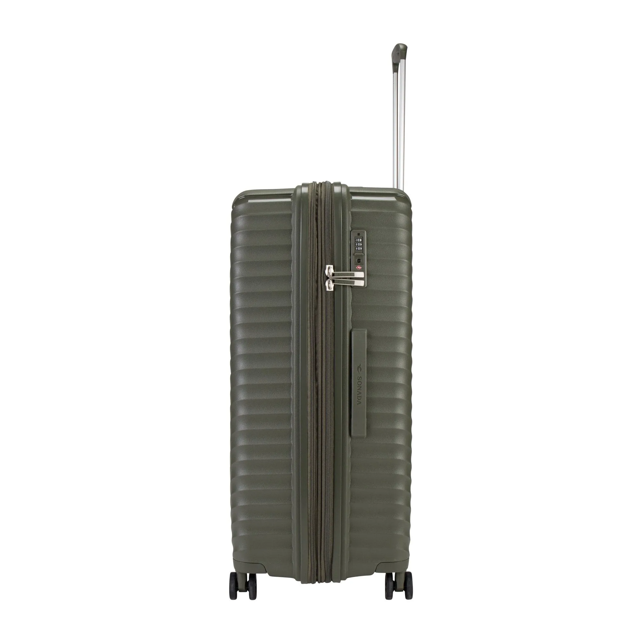 Turin Suitcases Set of 3   Beauty Case - Olive