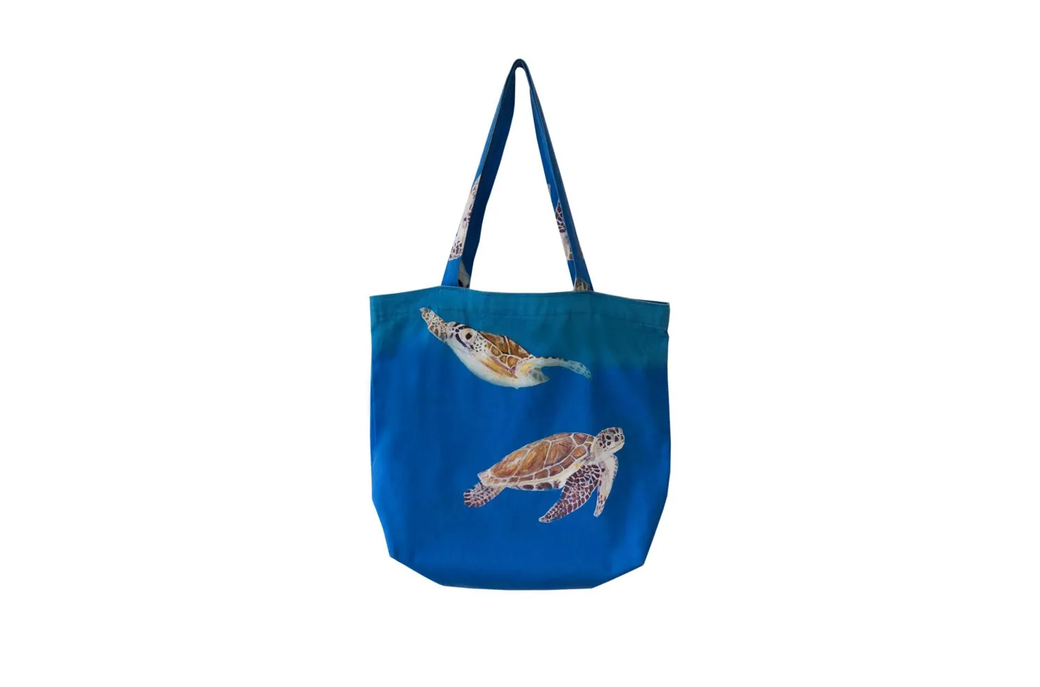 Turtle Canvas Tote