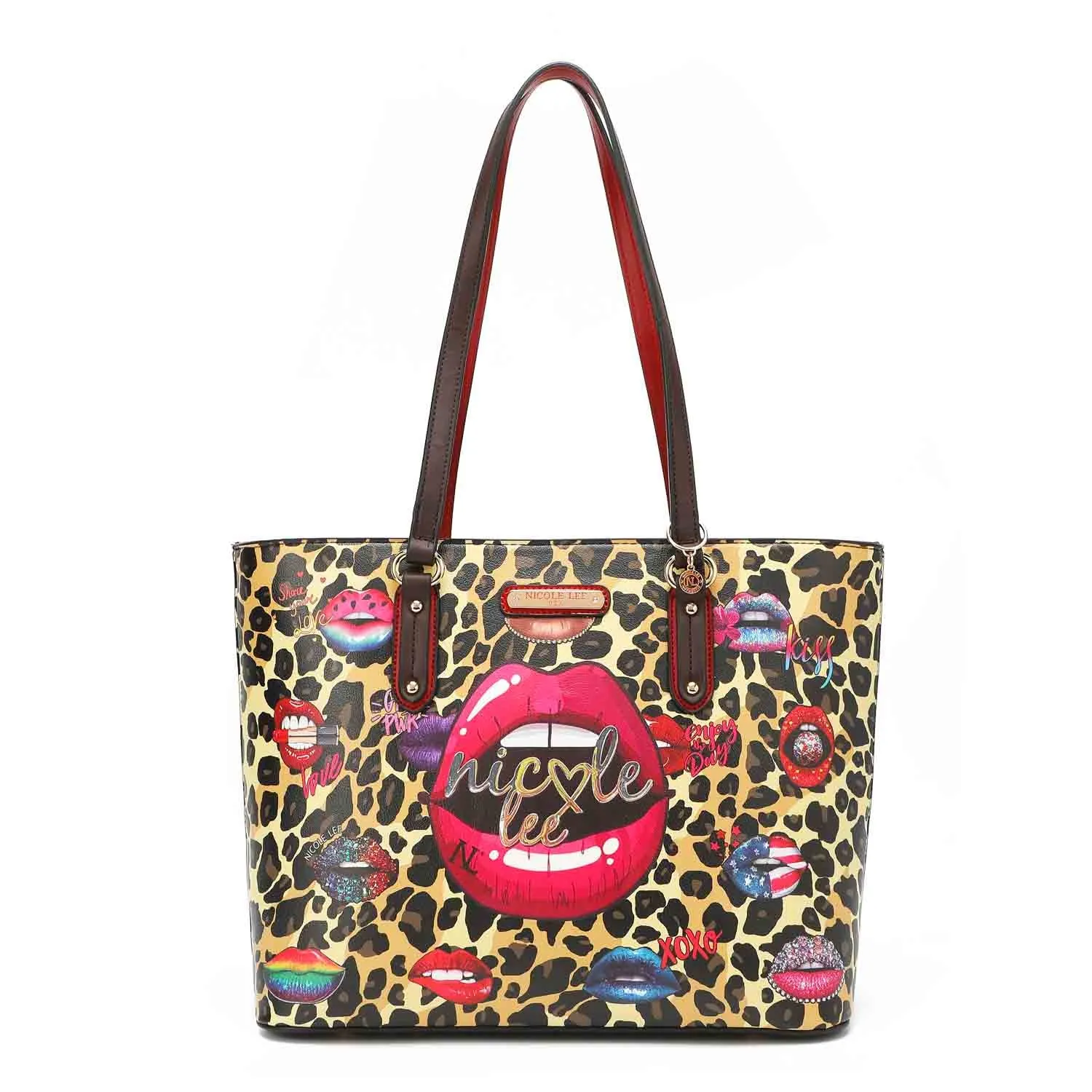 WILD LIPS 3 PIECE SET (Shopper, Mini Boston, Clutch)